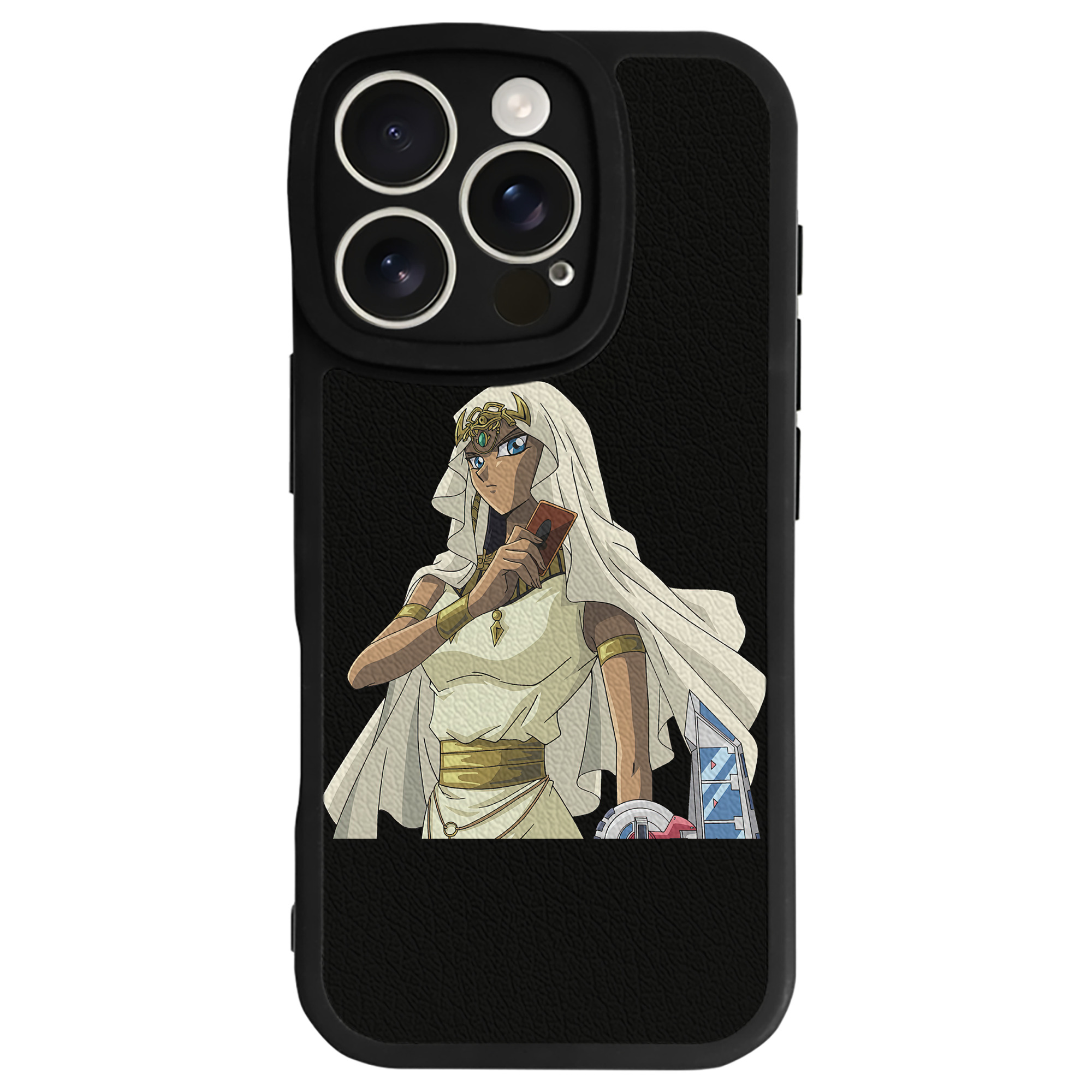 （画像用） 遊☆戯☆王 Yu-Gi-Oh! 【iPhone 16シリーズ対応】シリコンスマホケース（レザー調） 材質：シリコン